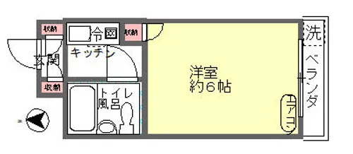 奈良県奈良市富雄元町3丁目【アパート】の間取り