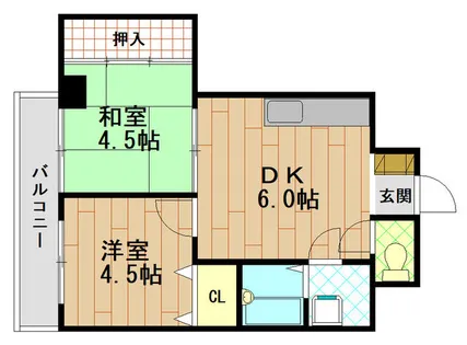 兵庫県神戸市長田区野田町7丁目【マンション】の間取り