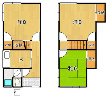 京都府京都市右京区梅ケ畑中田町【一戸建】の間取り