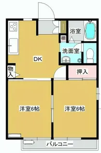 ボナールメゾン【1階】の間取り