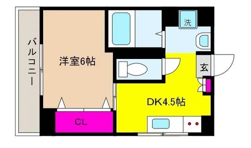 兵庫県神戸市東灘区御影中町4丁目【マンション】の間取り