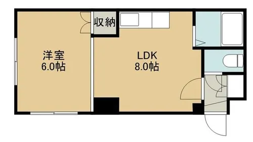 リバ・ストーリーA棟【402号室】の間取り