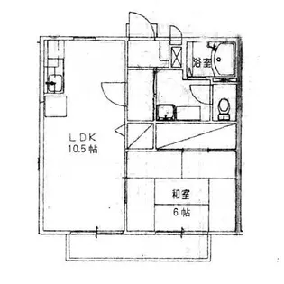 ユトリロ大岩【203号室】の間取り