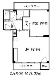 コーポ扇【2階】の間取り