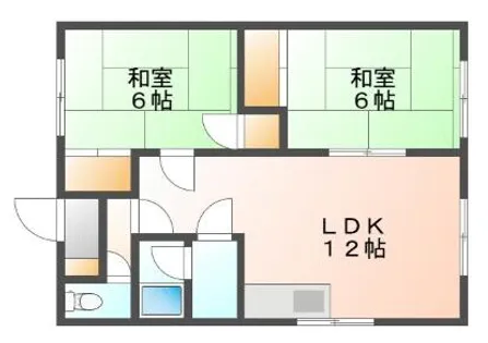 北海道余市郡余市町大川町11丁目【一戸建】の間取り