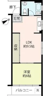大阪府守口市大枝西町【マンション】の間取り
