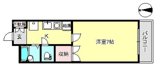 ヴィントミューレ【3階】の間取り