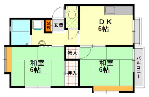 T・K・Sハイツ(ティーケイエスハイツ)【1階】の間取り