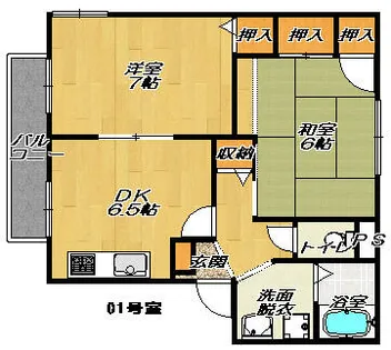 メゾンラフォーレ【2階】の間取り