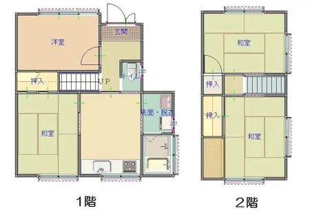 和歌山県和歌山市榎原【一戸建】の間取り