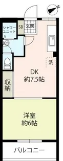 大阪府守口市大枝西町【マンション】の間取り