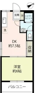 大阪府守口市大枝西町【マンション】の間取り