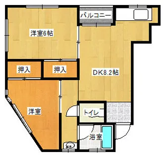青山ビル【301号室】の間取り