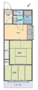 シャルマンKUROBE 5【106号室】の間取り