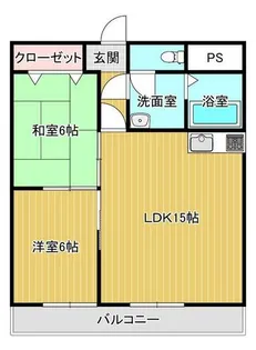 久栄マンション【102号室】の間取り