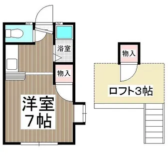 セーヌ和白東【2階】の間取り
