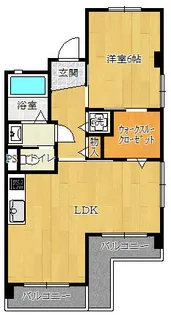 兵庫県尼崎市武庫町1丁目【マンション】の間取り