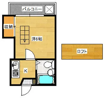 ドリーム嵯峨野【102号室】の間取り