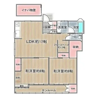 兵庫県西宮市上大市5丁目【一戸建】の間取り