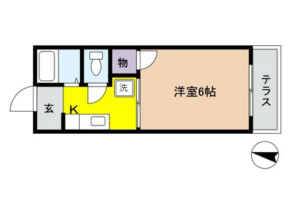 駿・親王塚ハイツ(駿親王塚ハイツ)【1階】の間取り