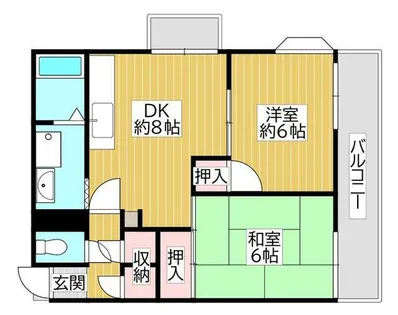 メゾン・エース【2階】の間取り