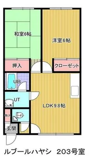 北海道札幌市豊平区西岡一条3丁目【アパート】の間取り