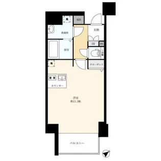 プレサンス鶴舞公園セラヴィ【15階】の間取り