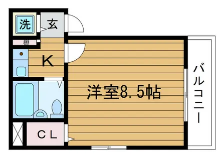 サンハイツ【2階】の間取り