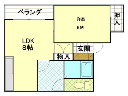 ナックビル【4階】の間取り