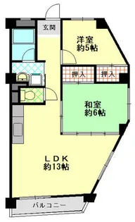 メゾンクレール曽和【3階】の間取り