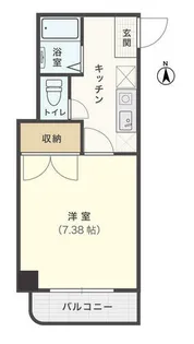 セレーブル長久手【206号室】の間取り