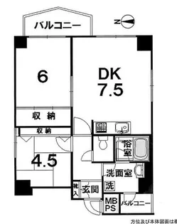 ベルム西陣【702号室】の間取り