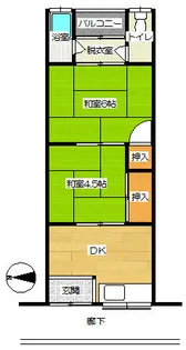 丸栄文化【2階】の間取り