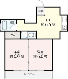 第二シャトレ筒井【501号室】の間取り