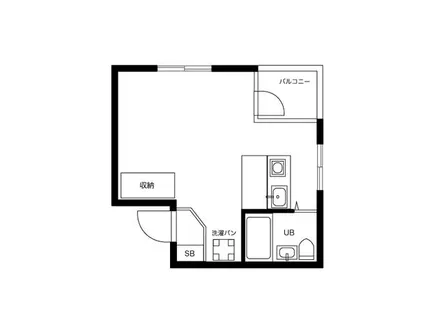 メゾンクイックⅡ【2号室】の間取り