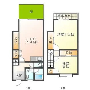 Lata flumen K【1階】の間取り