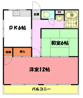 兵庫県明石市魚住町清水【マンション】の間取り