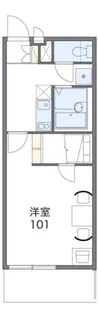 レオパレスラーラ【102号室】の間取り