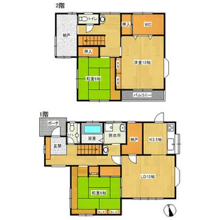 福岡県太宰府市青山2丁目【一戸建】の間取り