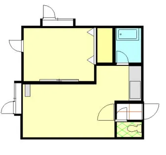 第23森宅建マンション【2階】の間取り