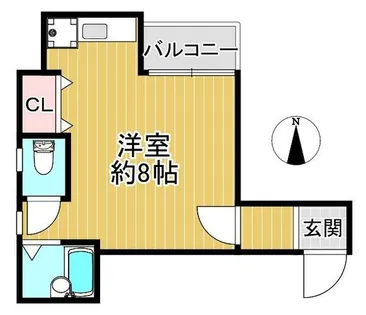 マンション灘【307号室】の間取り