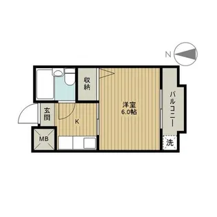 白樺ハイツ大宮Ⅲ【5階】の間取り