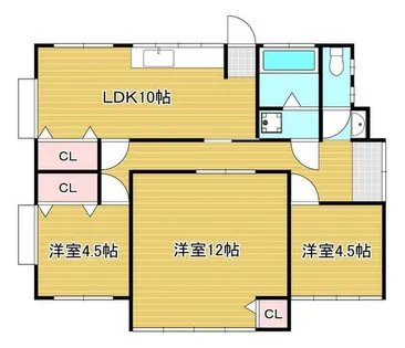 福岡県北九州市八幡西区沖田5丁目【一戸建】の間取り