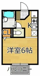 大阪府東大阪市岩田町4丁目【アパート】の間取り