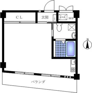 奈良県奈良市小西町【マンション】の間取り