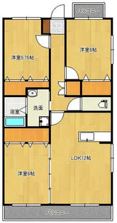 インペリアル上の原【3階】の間取り