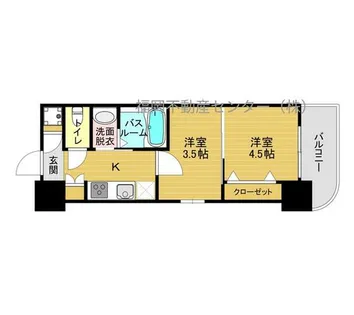 福岡県福岡市東区箱崎ふ頭3丁目【マンション】の間取り