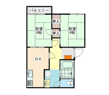 チェリーハウス【205号室】の間取り