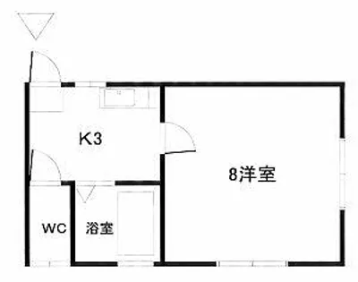 ヴィエンテ馬場山【101号室】の間取り