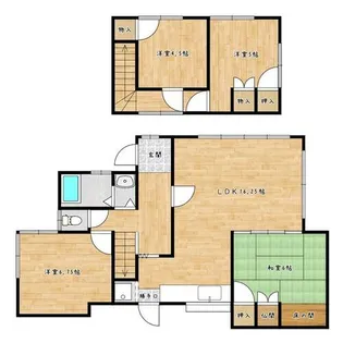 福岡県北九州市小倉南区長行西4丁目【一戸建】の間取り